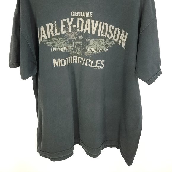 Harley-Davidson Dark Gray Short Sleeve Tee - Picture 2 of 13
